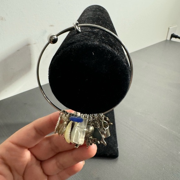 Sea Themed Charm bangle - Picture 5 of 7